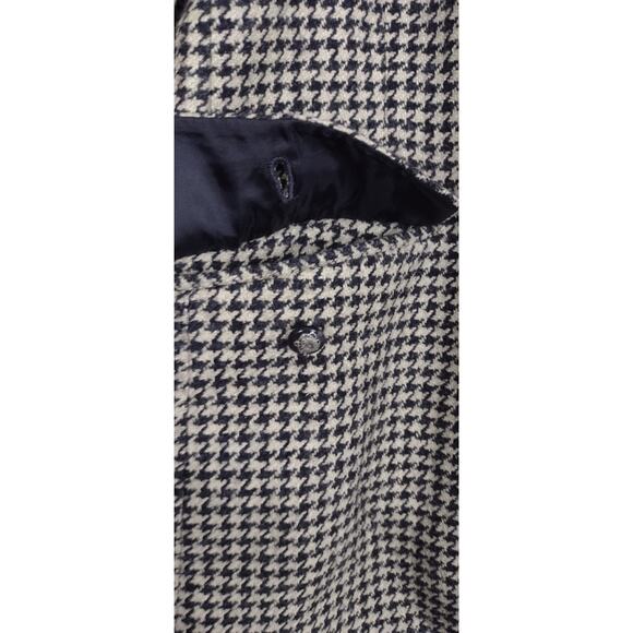 Lauren Ralph Lauren silk & wool herringbone zip up blazer jacket Sz 12 - Picture 13 of 16